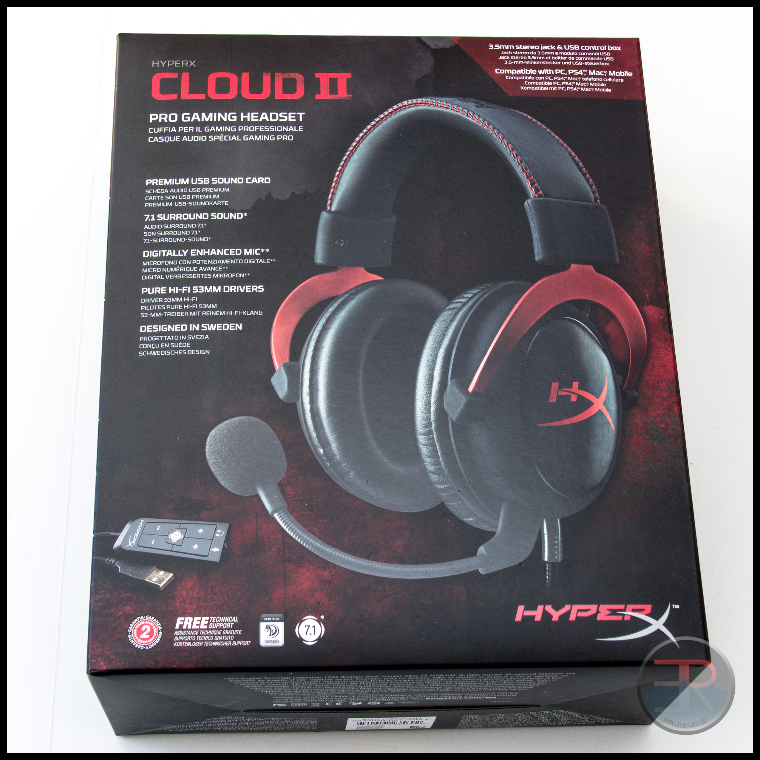 HyperX Cloud II Gaming Headset: New colourful headset introduced with an  audio control box and 7.1 virtual surround sound -  News